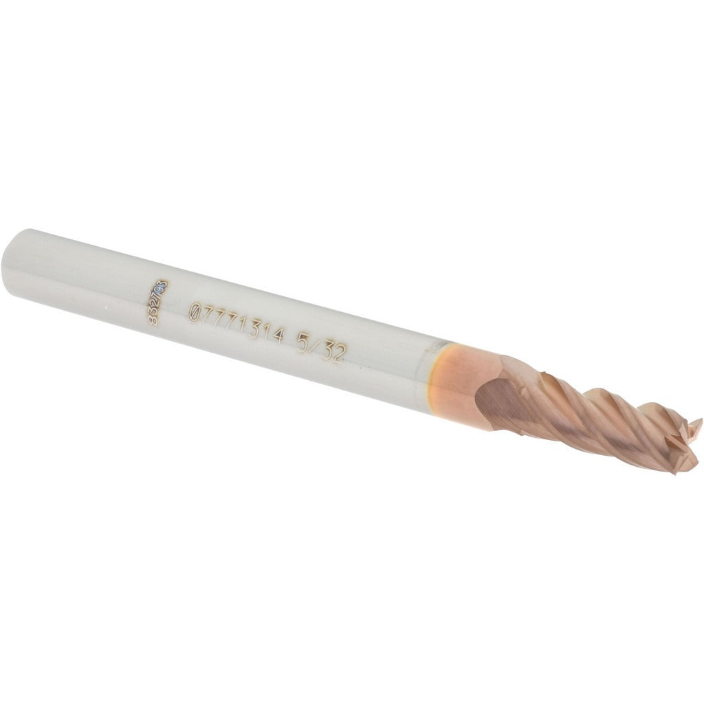 ACCUPRO Accupro 12182743 Square End Mill 5/32 in 4 Flute Carbide Ticn