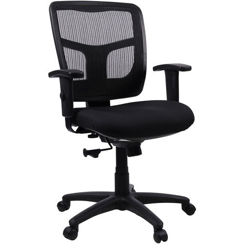 LORELL Lorell LLR86209 Mid-back Mesh Swivel Chair 250 Lb