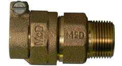 AY McDonald 5141-181 2 in Compression x MNPT Brass Coupling