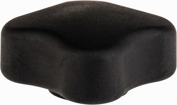 GIBRALTAR Gibraltar 5A03A205A8Z002G Lobed Knob 4-point Tpe Black