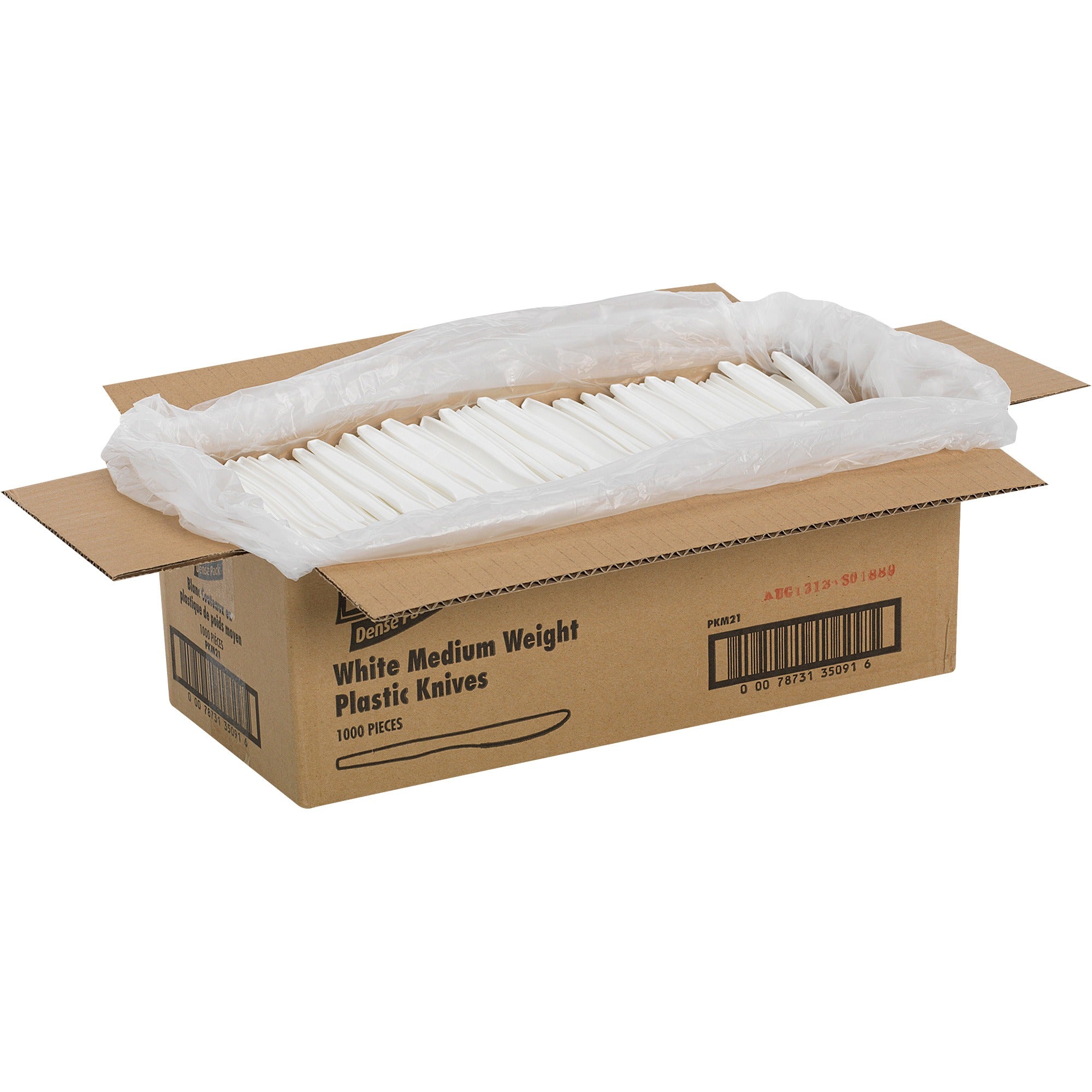 DIXIE Dixie DXEPKM21 Plastic Knives Mediumweight 1000/Carton