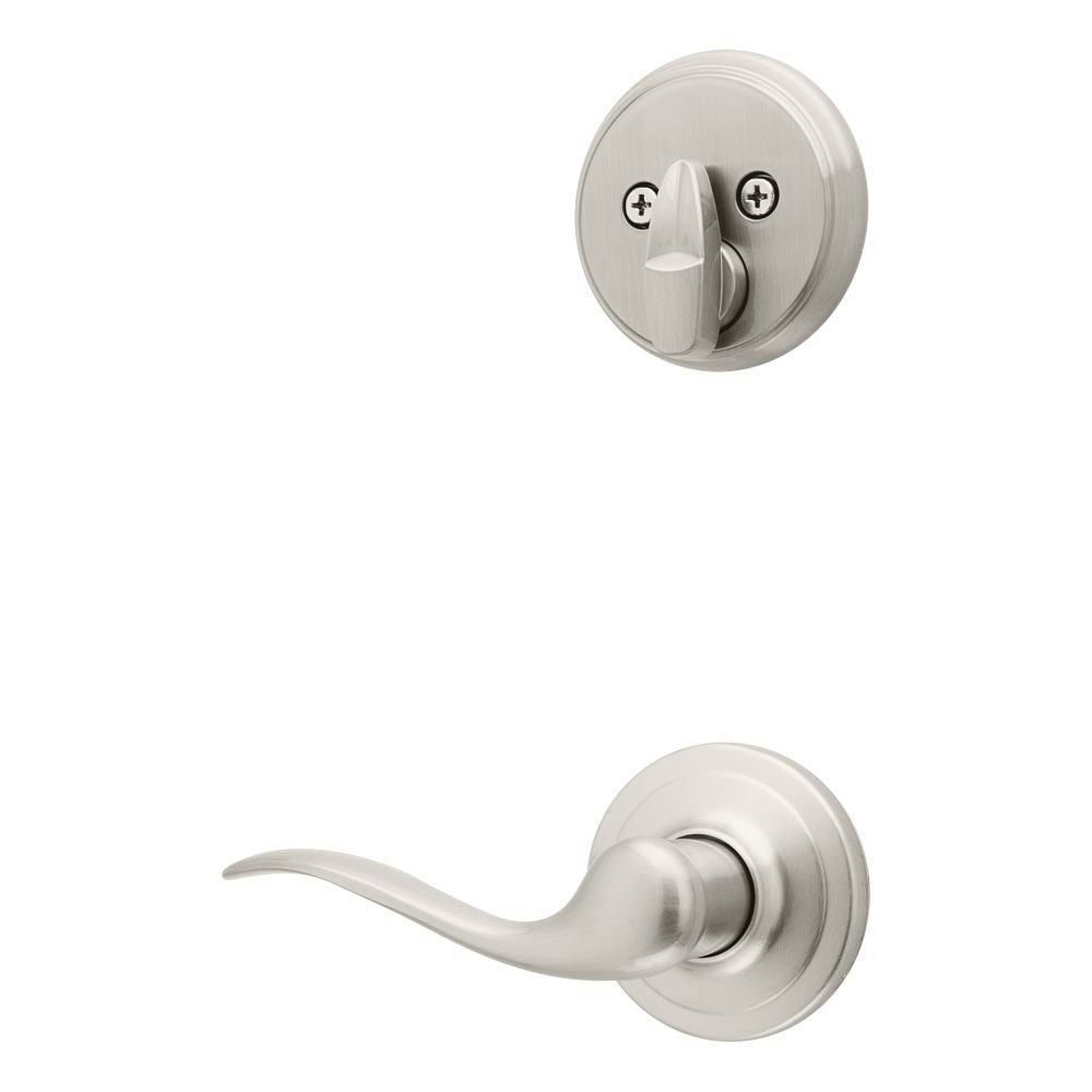 KWIKSET Kwikset 971TNLLH-15 Tustin Lever Trim Left Hand Satin Nickel