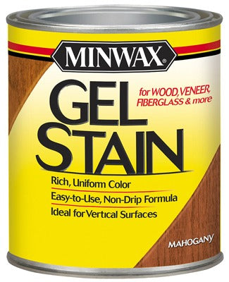 MINWAX Minwax 66050 Mahogany Gel Stain 1 Quart