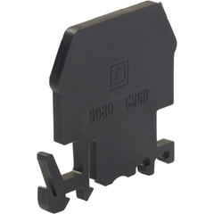 Square D 9080GMB6B Black NEMA GM6 Terminal Block End Barrier