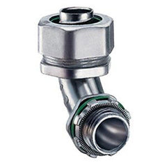 Bridgeport Fittings 470-LT2 1/2 in. Zinc Electro Plate 90 Degree Liquid Tite Connection