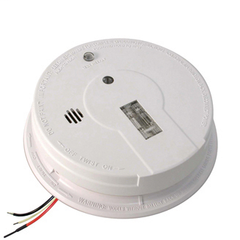 Kidde 21006379 i12080 Hard-Wired Interconnect Ionization Smoke Alarm 120V with Safety Light and 9V Battery Backup