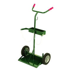 Harper Trucks 142-86 Deluxe Welding Cylinder Hand Truck 46-Inch 10-Inch Solid Rubber Wheels