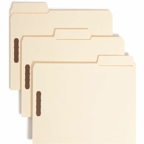 SMEAD Smead SMD14545 Manila Fastener Folder Letter 1/3-cut 50pk