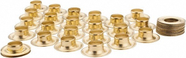 GENERAL FILTERS General 1261-4 Brass Grommet 1/2 in Id Uncoated 24 Pack
