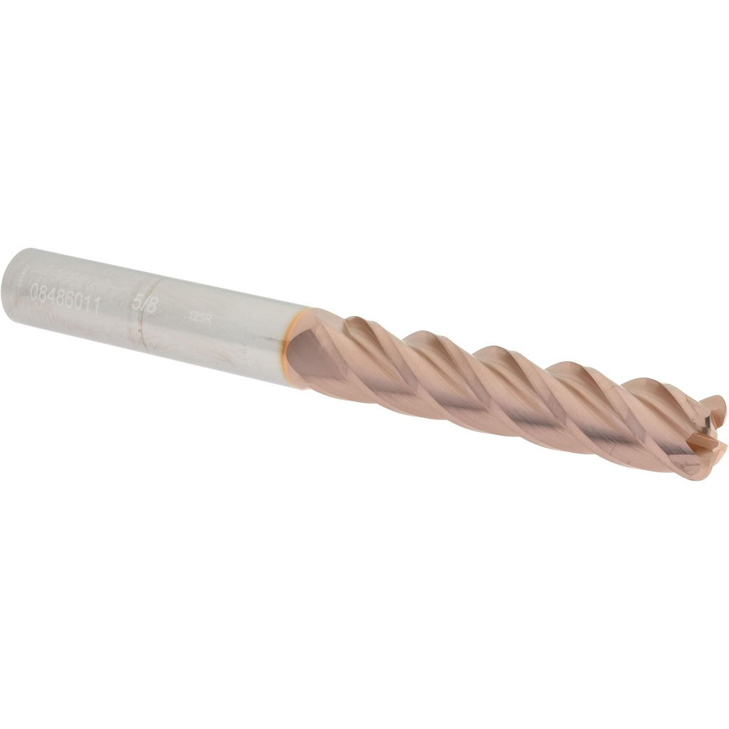 ACCUPRO Accupro 12183347 Corner Radius End Mill 5/8 in 4 Flute Ticn
