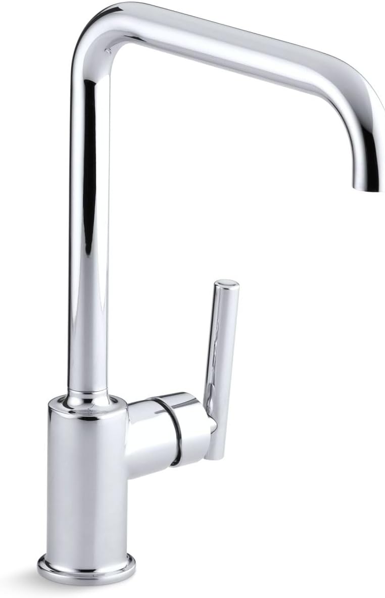 Kohler 7507-CP Purist® Single Handle Kitchen Faucet in Polished Chrome