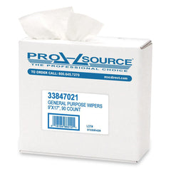 Pro-Source 33847021 Dry General Purpose Wipes Pop-Up 90 Sheets 8 Pack