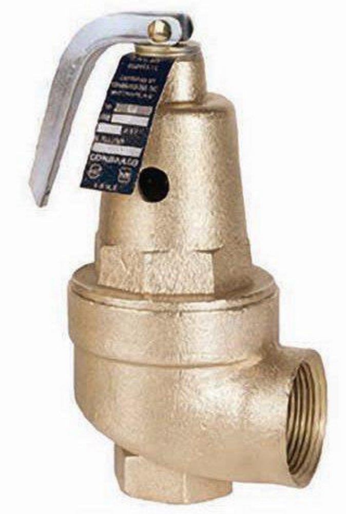 Apollo Valves 10-600 Series 3/4 x 1 in. Bronze FNPT 80# Relief Valve MPN 10-614-16