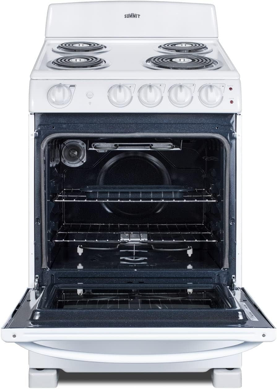 SUMMIT APPLIANCE Summit Appliance RE2411W 24-inch Wide Electric Range 220V (24-inch) RE241W