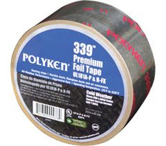 POLYKEN 1087636 339 2-1/2 in x 60 yds Premium Cold Weather Aluminum Foil Tape