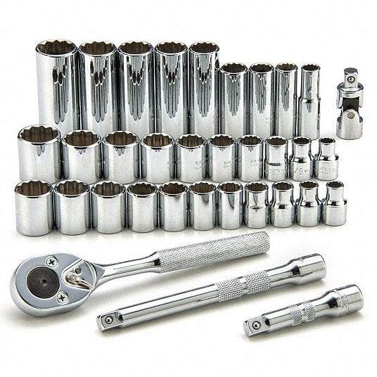 Proto Tools J52230 Socket Set 3/8 Drive 34 Pieces