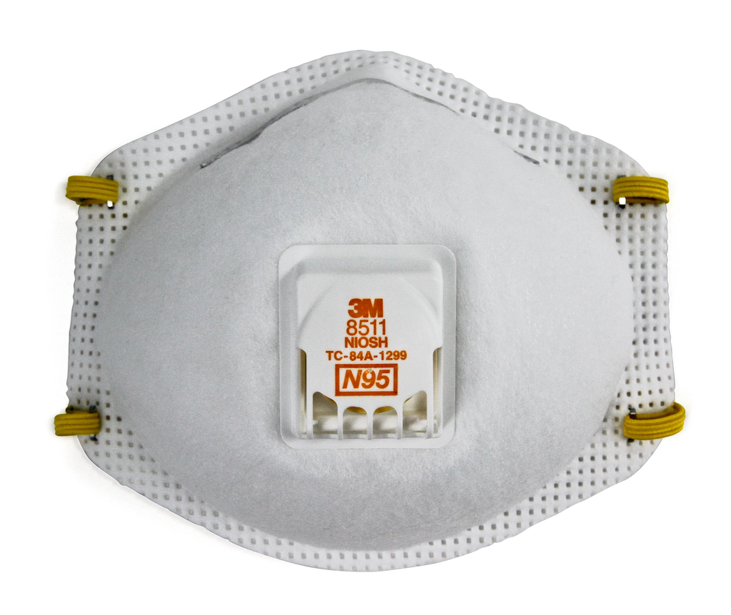 3M 8511PB1-A-PS Cool Flow Valve Particulate Respirator N95 1 Pack