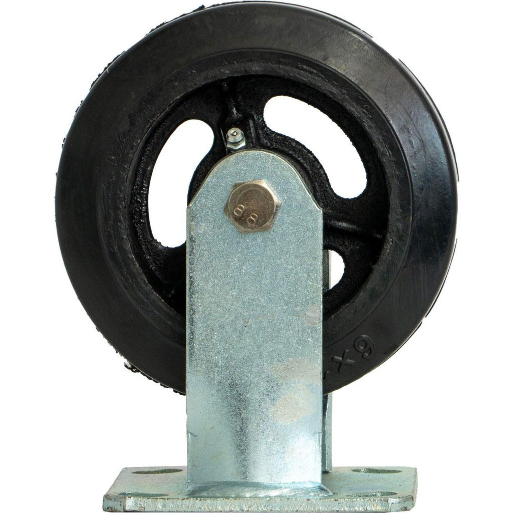 PRO-SOURCE Pro-source PRO-FC0621 Rigid Plate Caster 6 Inch 750 Lb