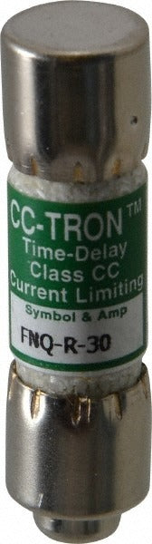 EATON Cooper Bussmann FNQ-R-30 30A Cc Time Delay Cartridge Fuse