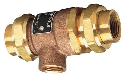 WATTS Watts Brass Tubular 9D-M3 1/2 Backflow Preventer 1/2in Fpt