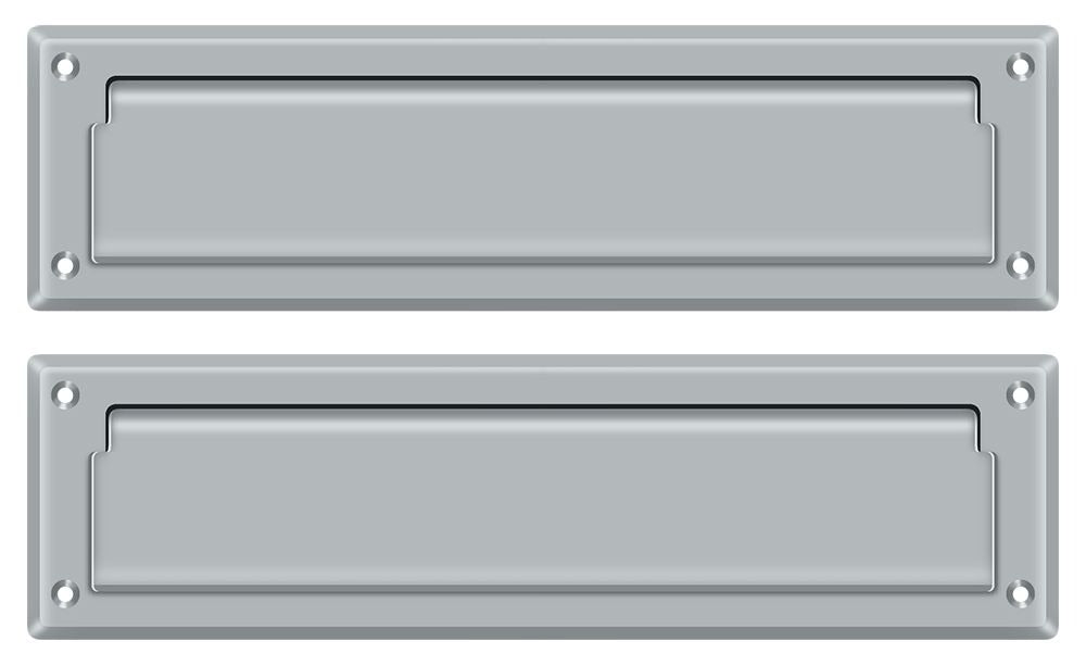 DELTANA Deltana MS212U26D Mail Slot 13.5 in Satin Chrome