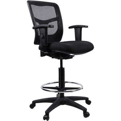 LORELL Lorell LLR86801 Mid-back Executive Stool 250 Lb