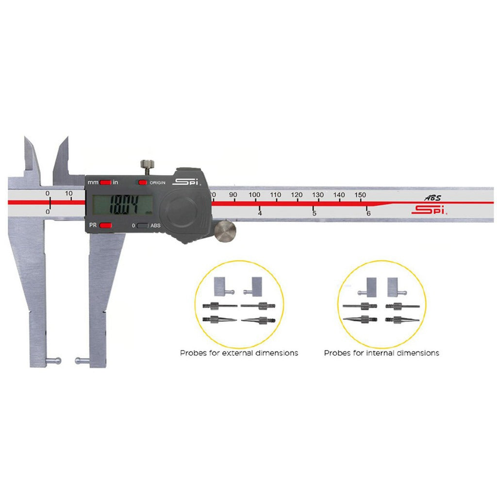 SPIROTHERM Spi CMS191218002 Electronic Caliper 8 in IP54 Calibrated