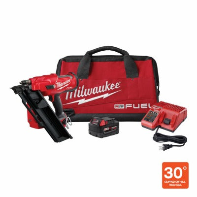 MILWAUKEE Milwaukee 2745-21 M18 Fuel 30-degree Framing Nailer Kit