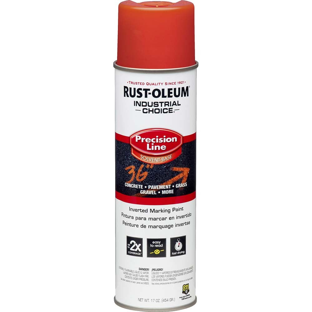 RUST-OLEUM Rust-oleum 1662838V Fluorescent Red Marking Paint 17 Oz