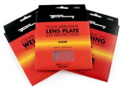 FORNEY Forney Industries 57055 Clear Plastic Welding Lens 10 Pack