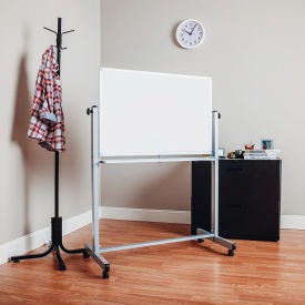 GLOBAL INDUSTRIAL Global Industrial B444996 Mobile Magnetic Whiteboard 36x24