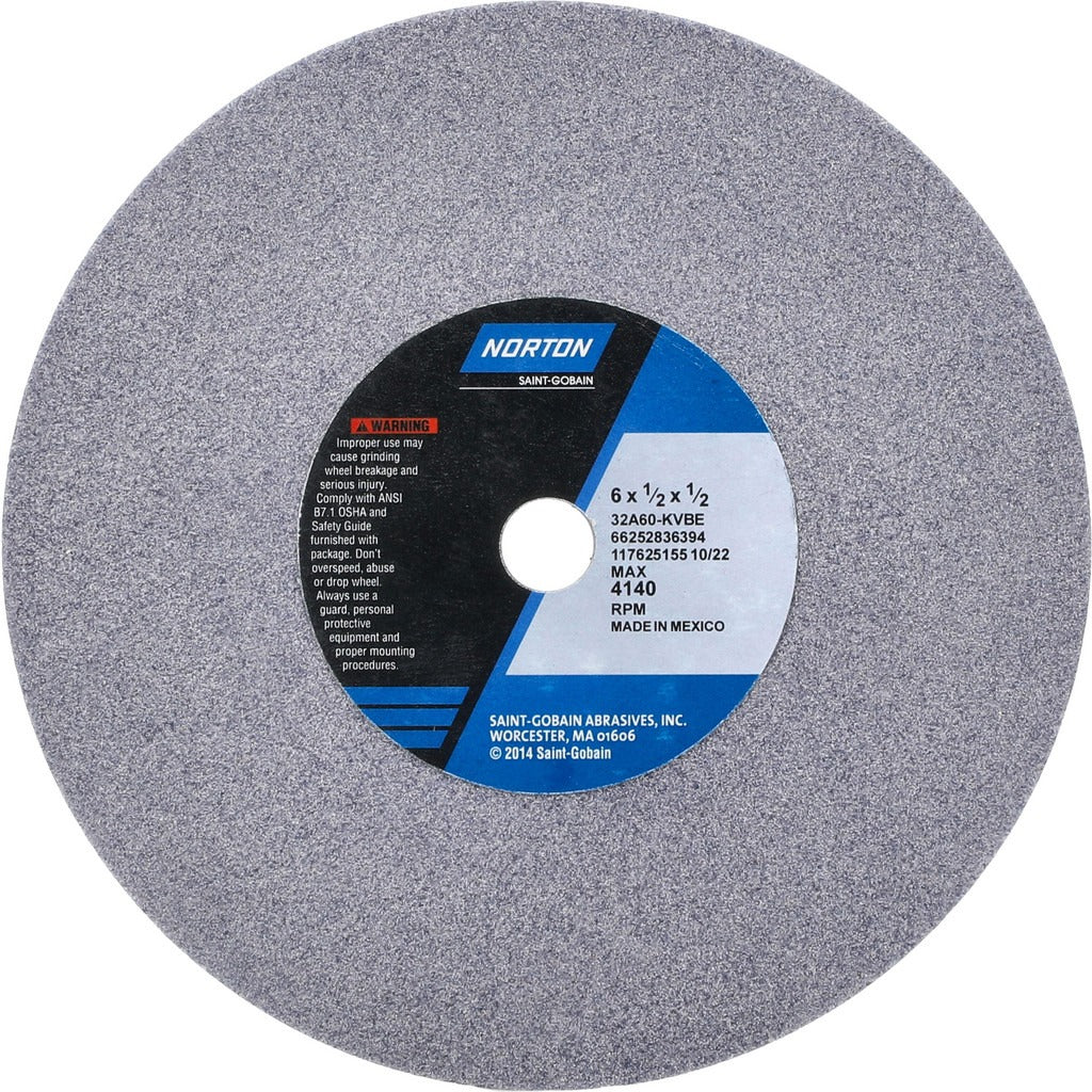 NORTON Norton 66252836394 Surface Grinding Wheel 60 Grit 6in