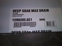 American Standard 1599205.021 Evolution Deep Soak Max Drain Bone