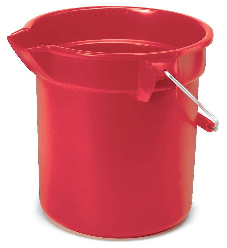 Rubbermaid FG261400RED HVY DTY BK-14QT 14 QT Round Bucket