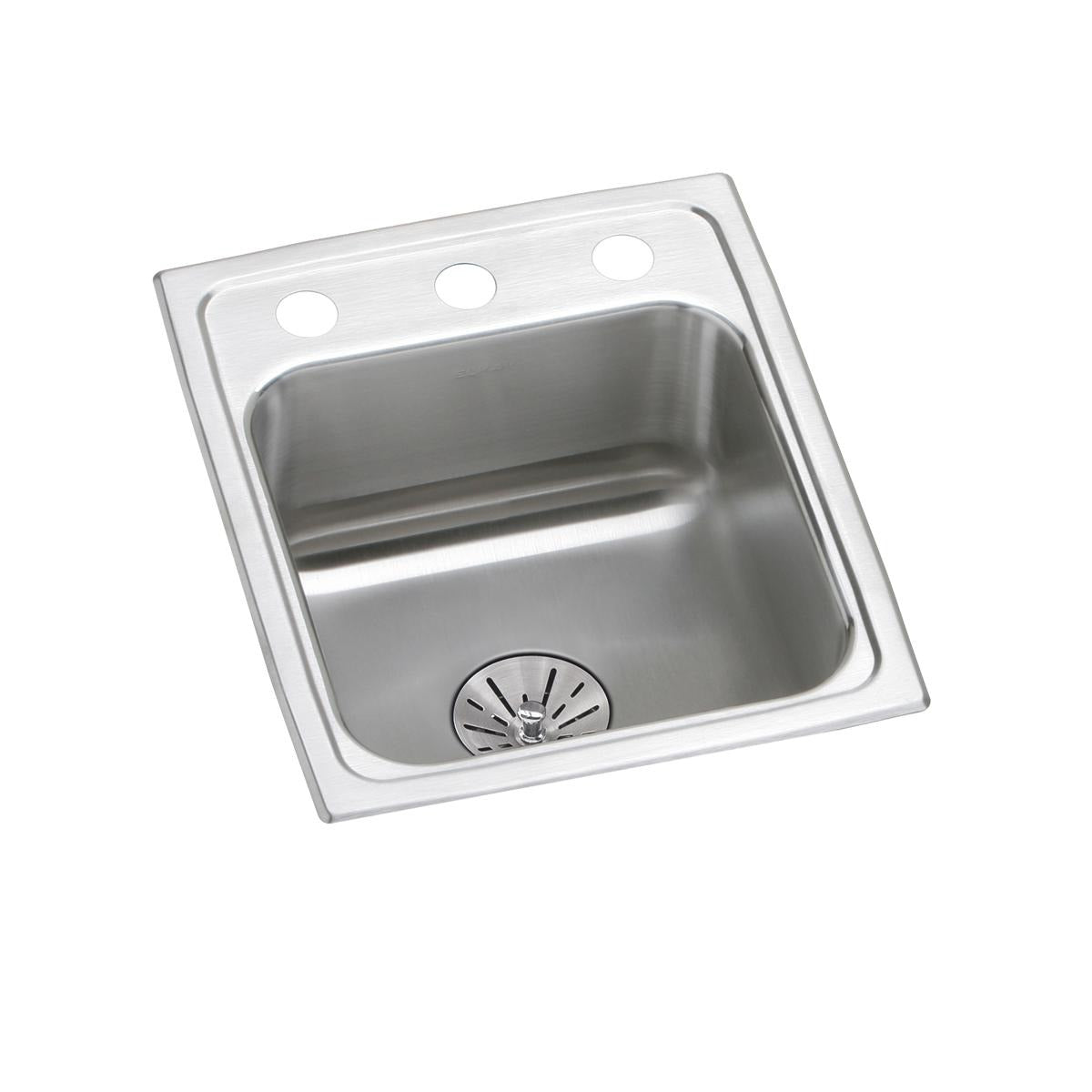 BSC PREFERRED Bsc Preferred LRAD151765PD2 Drop-in Kitchen Sink 15x17.5