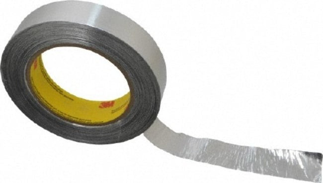 3M 3M 7100053741 Aluminum Foil Tape 425 (1 in x 60 yd, 36 Roll/Case)