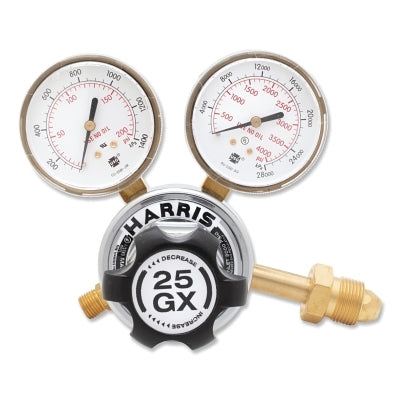 Harris 3000540 25GX Single-Stage Medium/Heavy-Duty Regulator CGA 580 Argon Helium Nitrogen