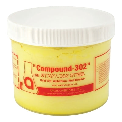 Harris Product Group ARCP302 Compound 302 Stainless Steel Postweld Cleaner 28 oz Jar