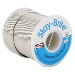 Harris SB61 Stay-Brite Solder 4 Percent Silver 1/8 Inch Diameter 1 lb Spool