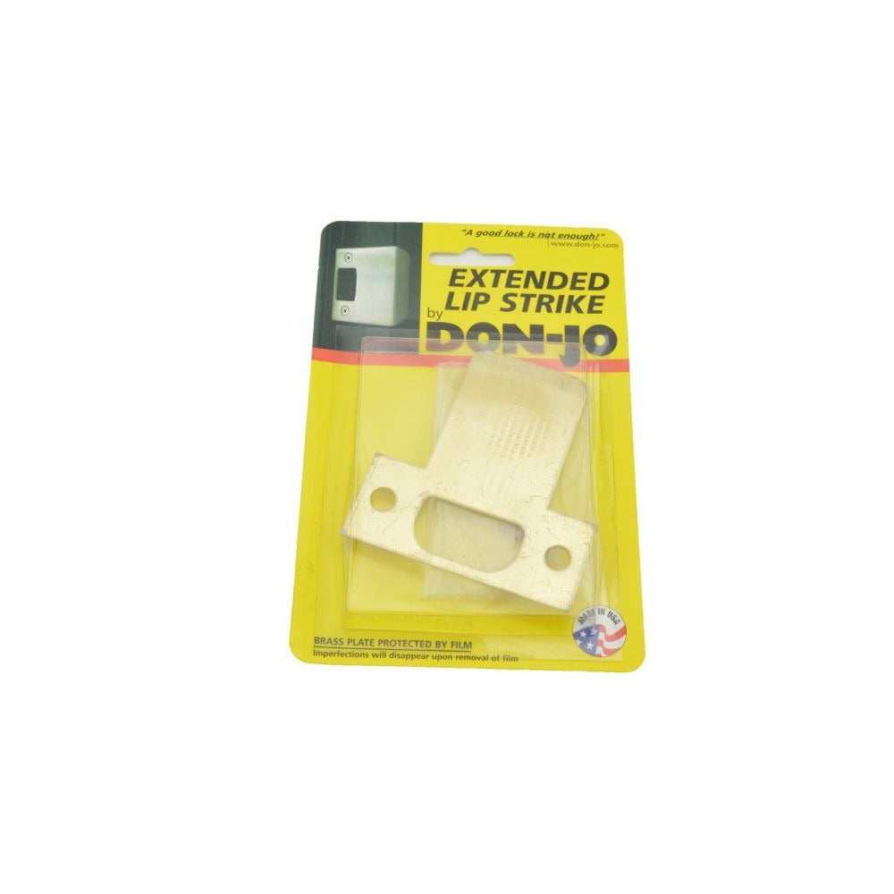 DON-JO Don-jo ETS1253 T Strike Extended Lip Bright Brass