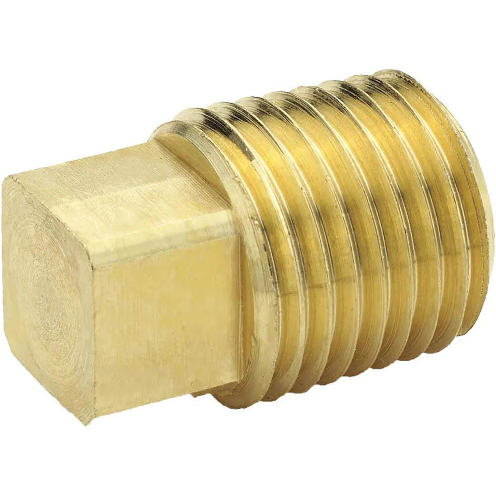 PARKER Parker 211P-2 Brass Square Head Pipe Plug 1/8 in Mnptf