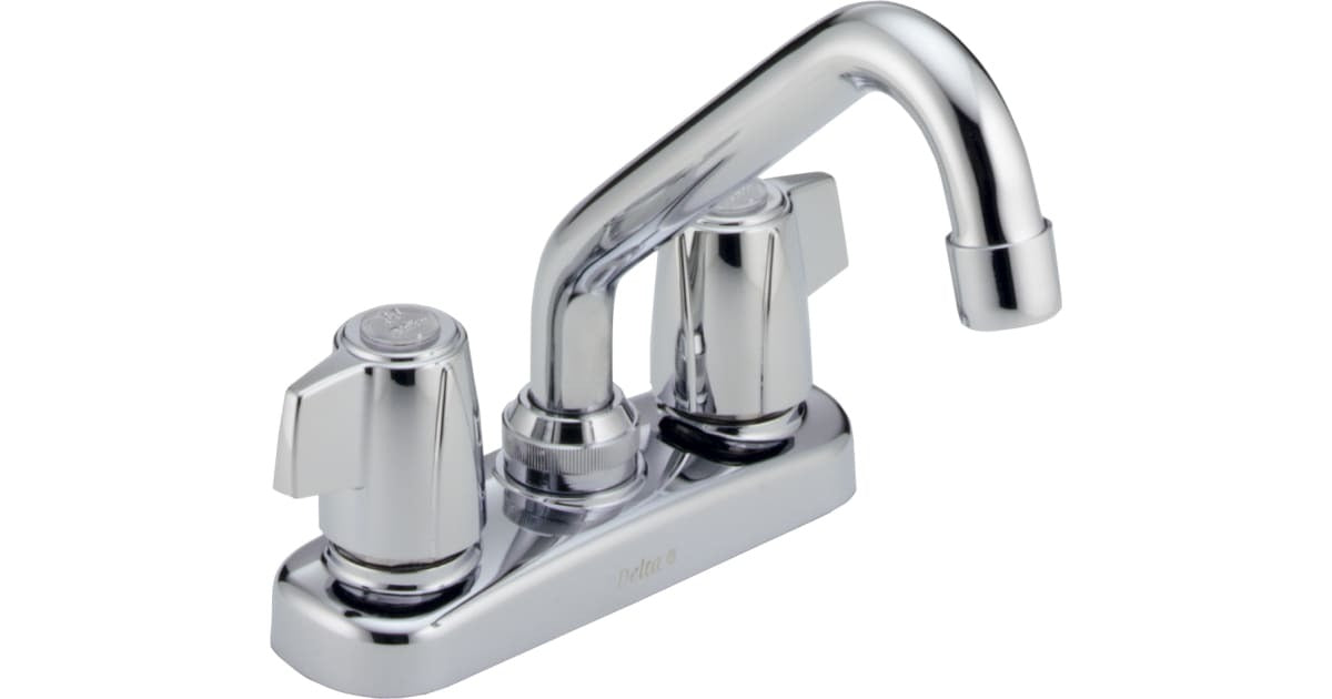 DELTA Delta 2133LF Classic Two Handle Laundry Faucet 4 in Centerset