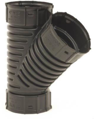 ADVANCED DRAINAGE SYSTEMS Advanced Drainage Systems 0422AA Snap Drain Wye 4 Inches