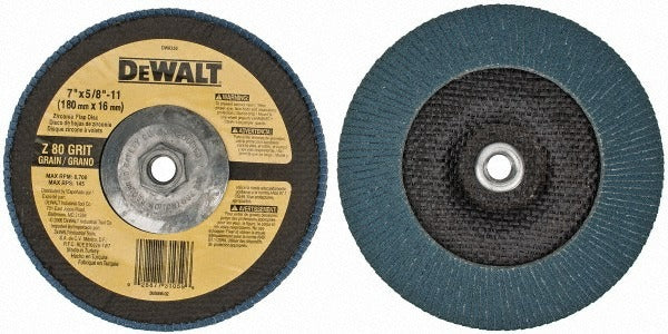 DEWALT Dewalt DW8330 Type 29 Flap Disc 80 Grit 7 Inch