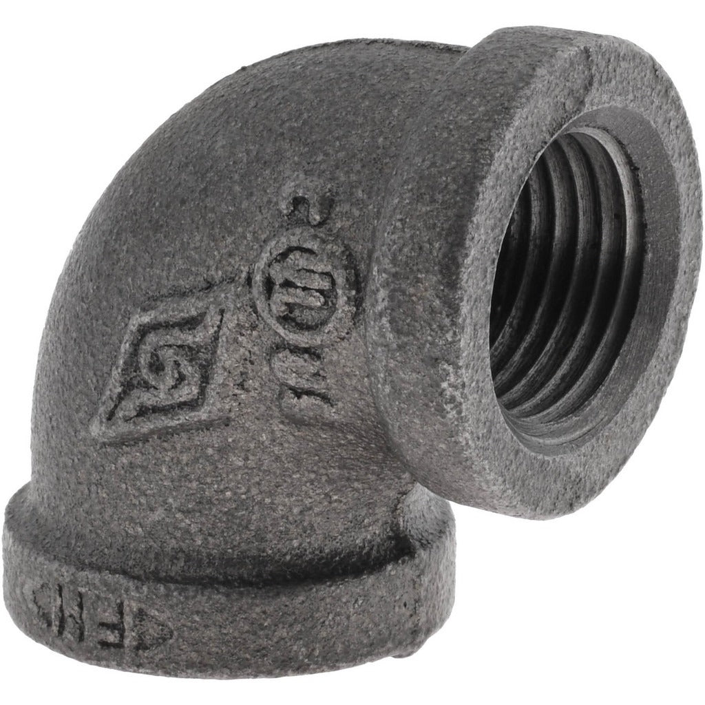 VALUE COLLECTION Value Collection MSC-62148473 Black Iron 90 Elbow 1/2 in