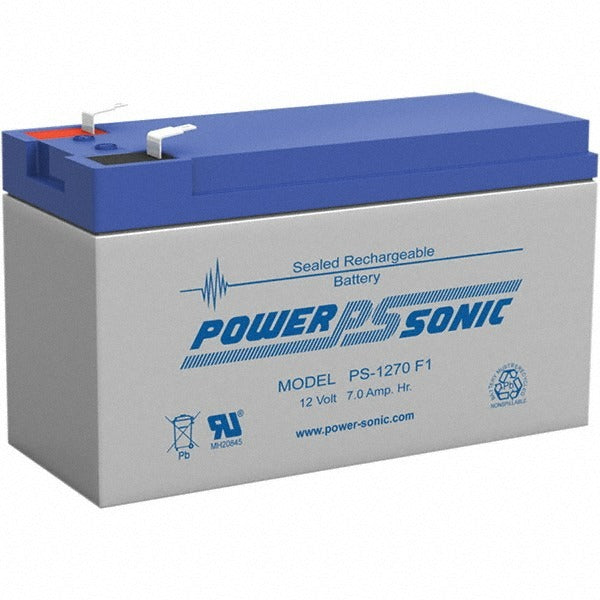 POWER-SONIC Power-sonic PS-1270F2 Sla Battery 12V 7ah