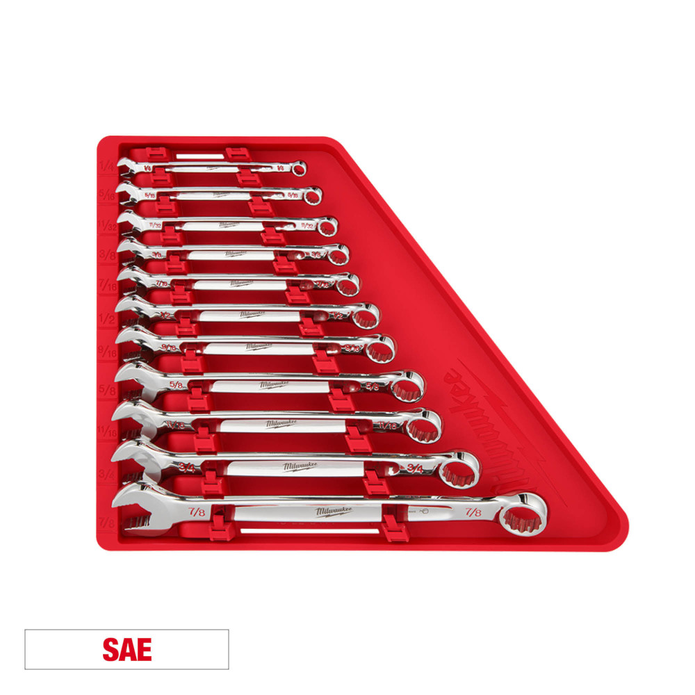 Milwaukee 48-22-9411 Combination Wrench Set SAE 11PC