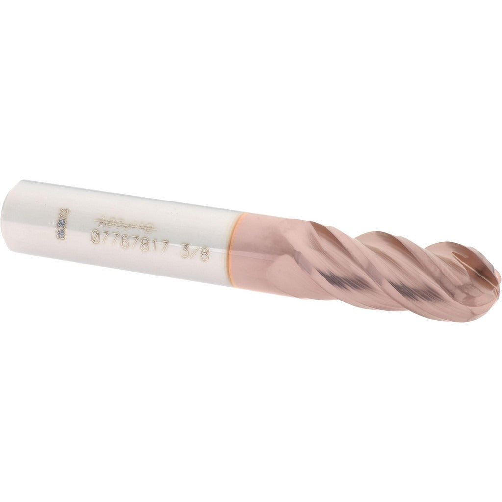 ACCUPRO Accupro 12184650 Ball End Mill 0.375 in 4 Flute Solid Carbide
