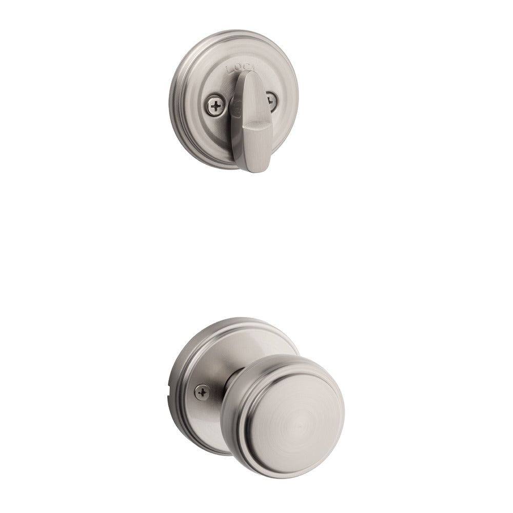 KWIKSET Kwikset 966SOK-15.UNIV Sora Knob Handleset Trim Satin Nickel