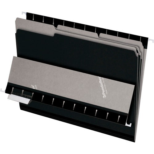 PENDAFLEX Pendaflex PFX421013BLA Black Interior Letter Folders 100